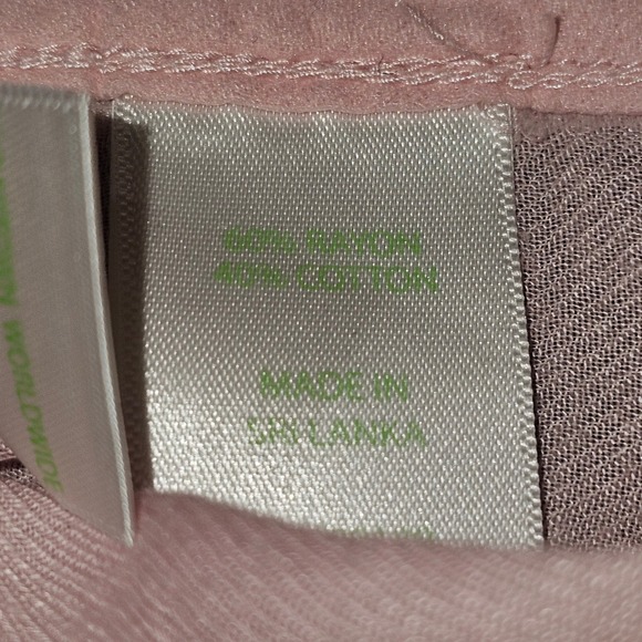 Lilly Pulitzer Womens Pink Gianna Popover Blouse Shirt Top XL - Picture 3 of 3